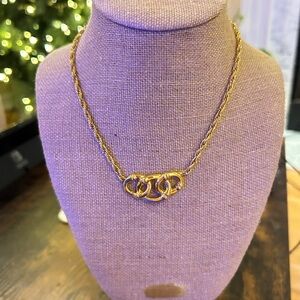 Vintage Trifari bamboo necklace